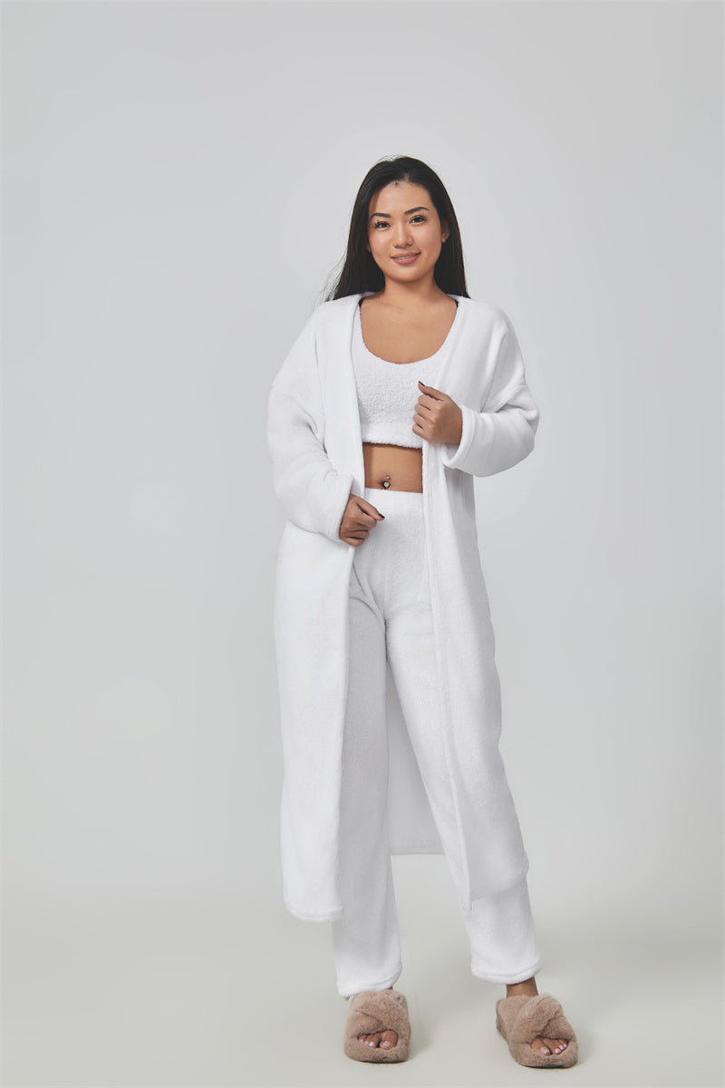 Luxuriöses 3-teiliges Winter-Loungewear Set - Cozy Premium Pyjama
