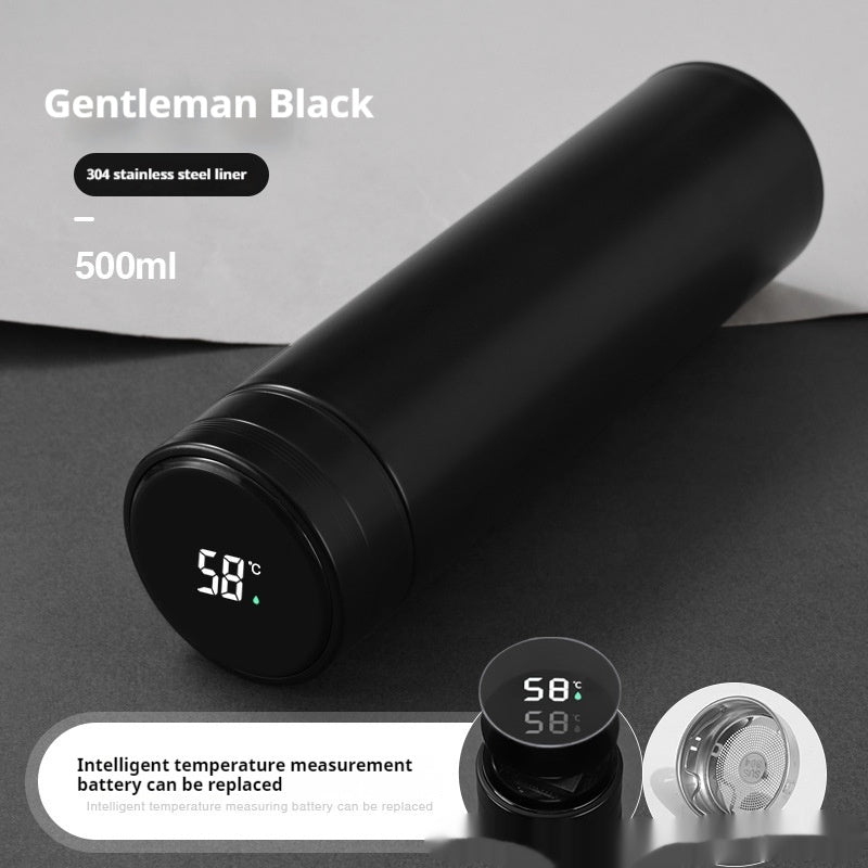 Intelligente Temperaturanzeige Isolierflasche - Smart Tech für perfekte Hydration