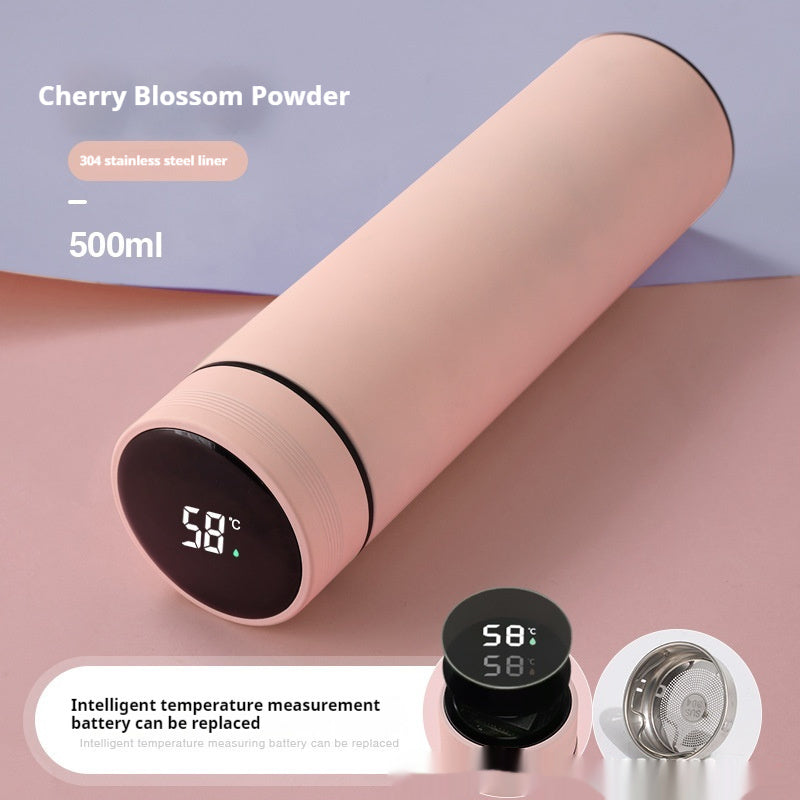 Intelligente Temperaturanzeige Isolierflasche - Smart Tech für perfekte Hydration