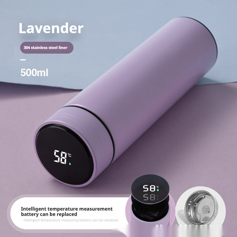 Intelligente Temperaturanzeige Isolierflasche - Smart Tech für perfekte Hydration