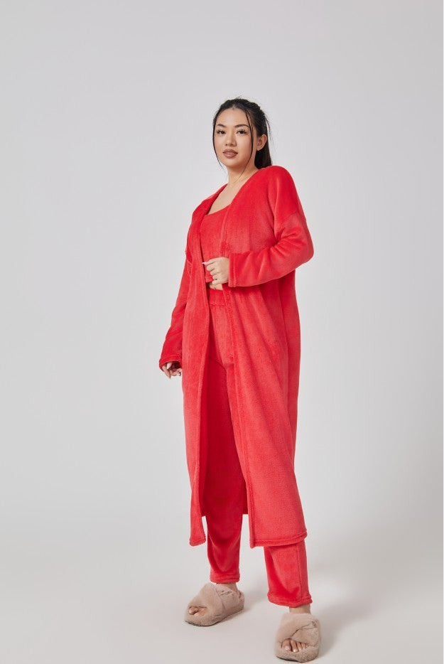 Luxuriöses 3-teiliges Winter-Loungewear Set - Cozy Premium Pyjama