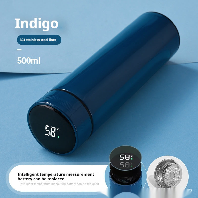 Intelligente Temperaturanzeige Isolierflasche - Smart Tech für perfekte Hydration