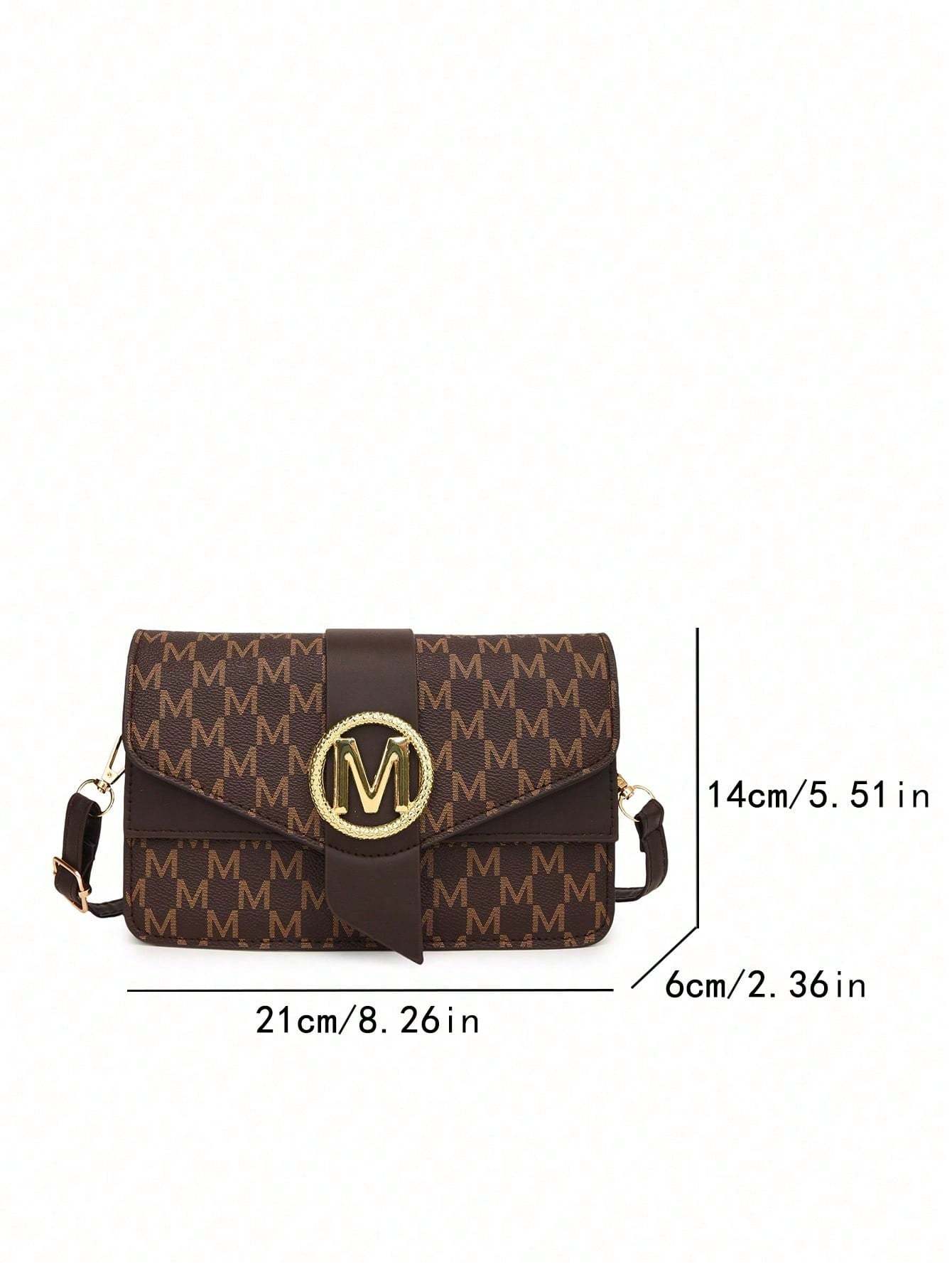 Elegante Designer Crossbody-Tasche - Premium Small Square Bag