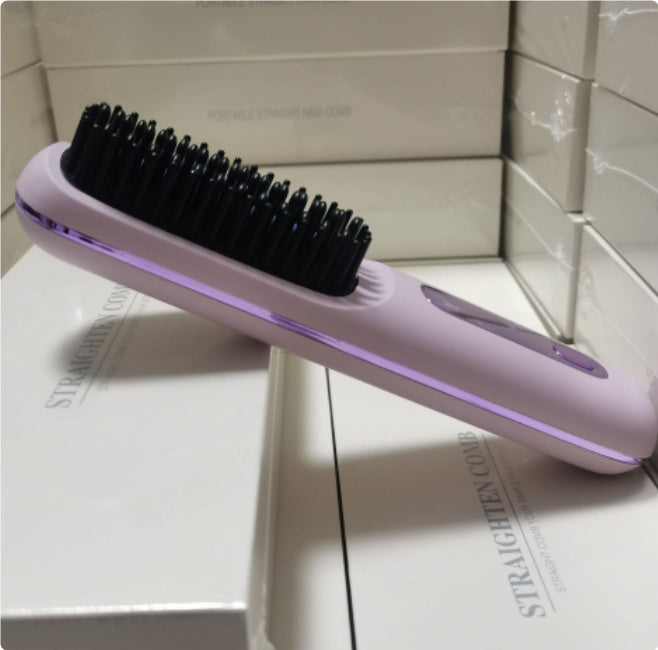 Premium Kabellose Glättungsbürste - 2-in-1 Wireless Hair Straightener