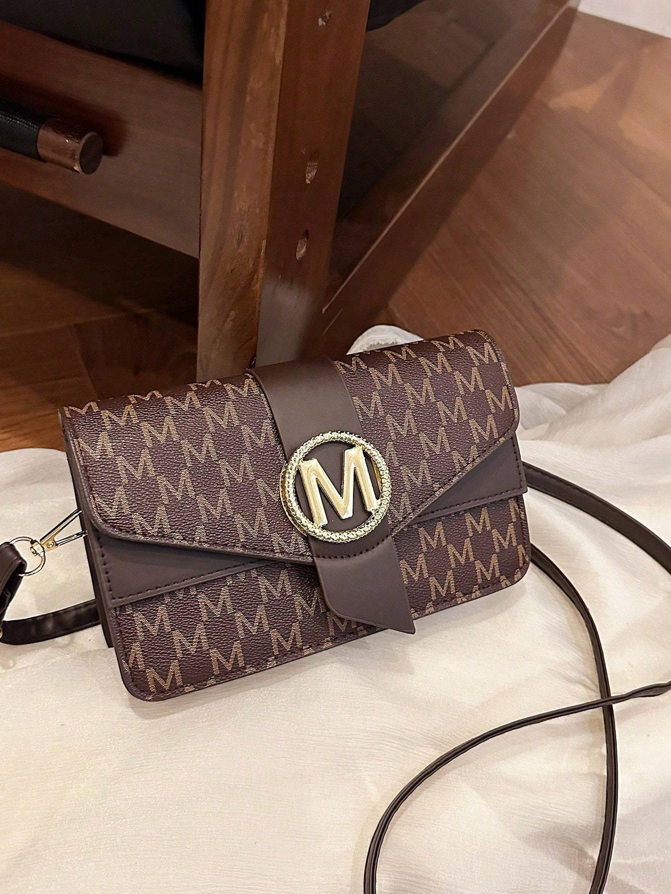 Elegante Designer Crossbody-Tasche - Premium Small Square Bag