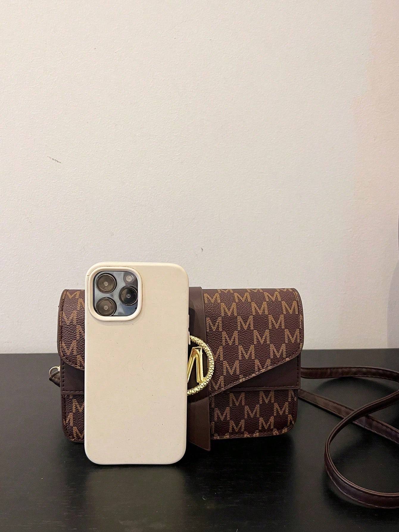 Elegante Designer Crossbody-Tasche - Premium Small Square Bag