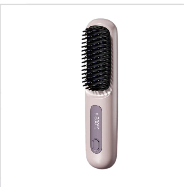 Premium Kabellose Glättungsbürste - 2-in-1 Wireless Hair Straightener