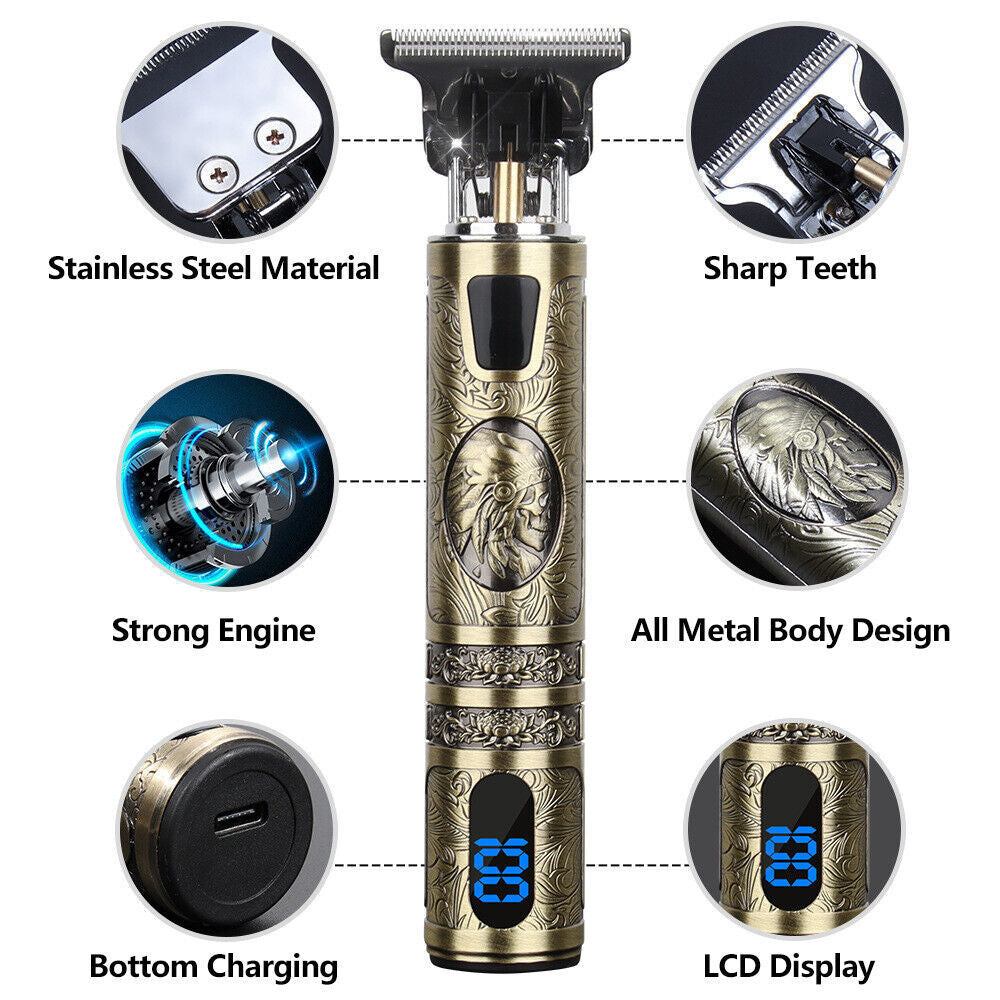 Premium Beard Trimmer - Professioneller Bartschneider mit USB-Aufladung