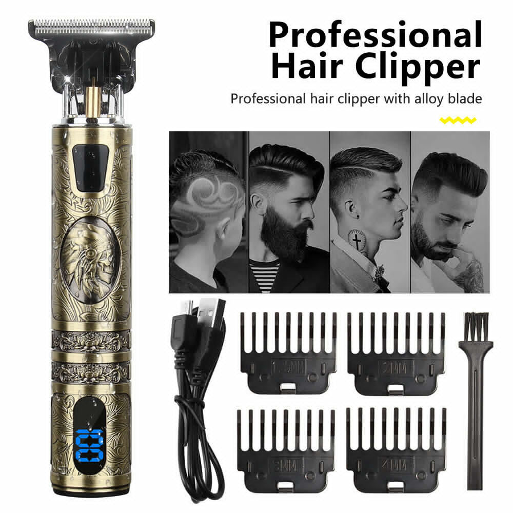 Premium Beard Trimmer - Professioneller Bartschneider mit USB-Aufladung