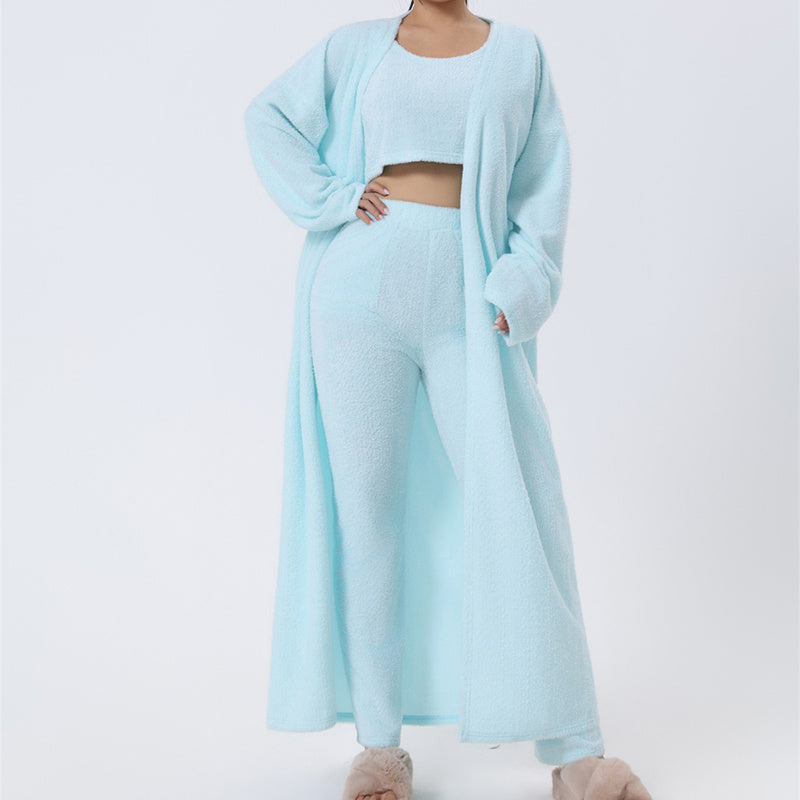 Luxuriöses 3-teiliges Winter-Loungewear Set - Cozy Premium Pyjama