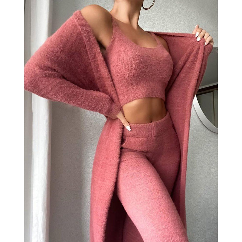 Luxuriöses 3-teiliges Winter-Loungewear Set - Cozy Premium Pyjama