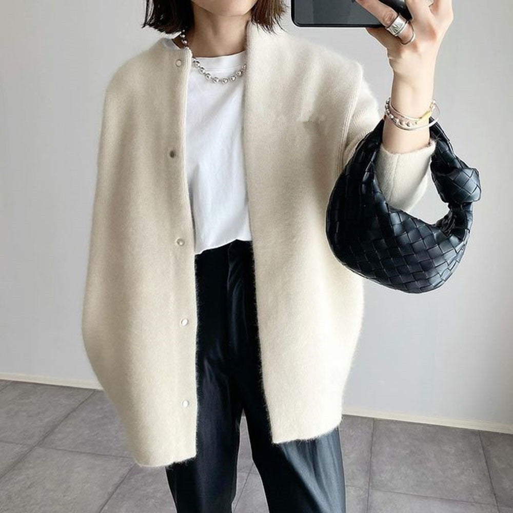 Eleganter Strickjacke - Premium Single Breasted Cardigan für Damen