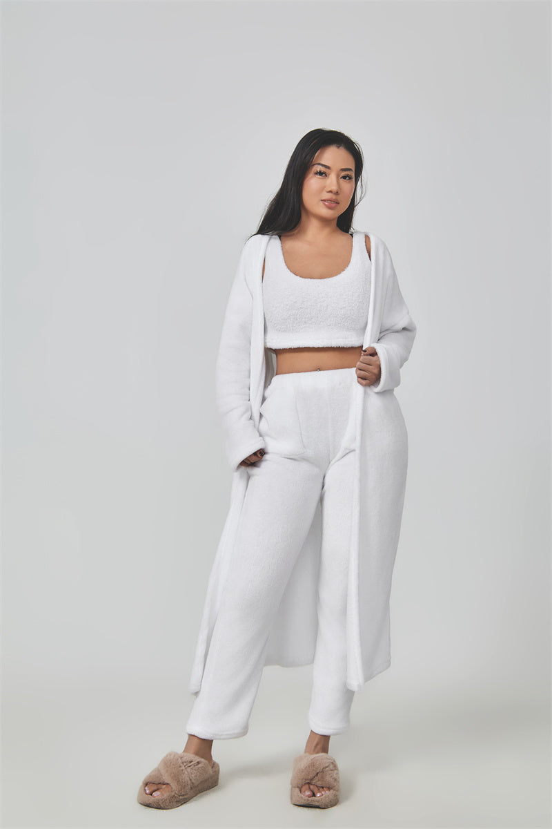 Luxuriöses 3-teiliges Winter-Loungewear Set - Cozy Premium Pyjama