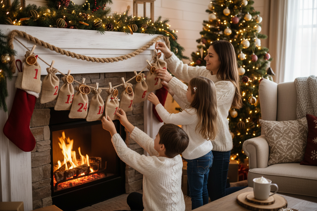 Rustikale Weihnachts-Lifestyle