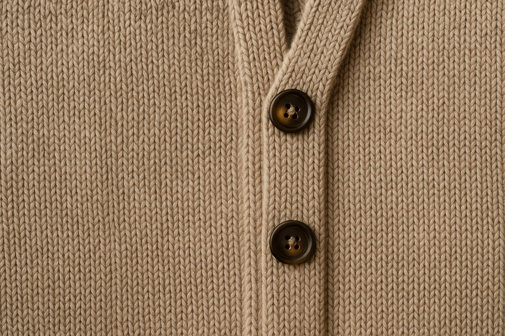 Detail Aufnahme Strick-Qualität