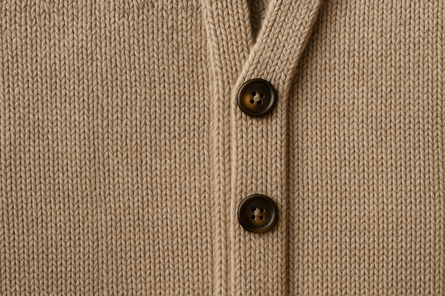 Detail Aufnahme Strick-Qualität