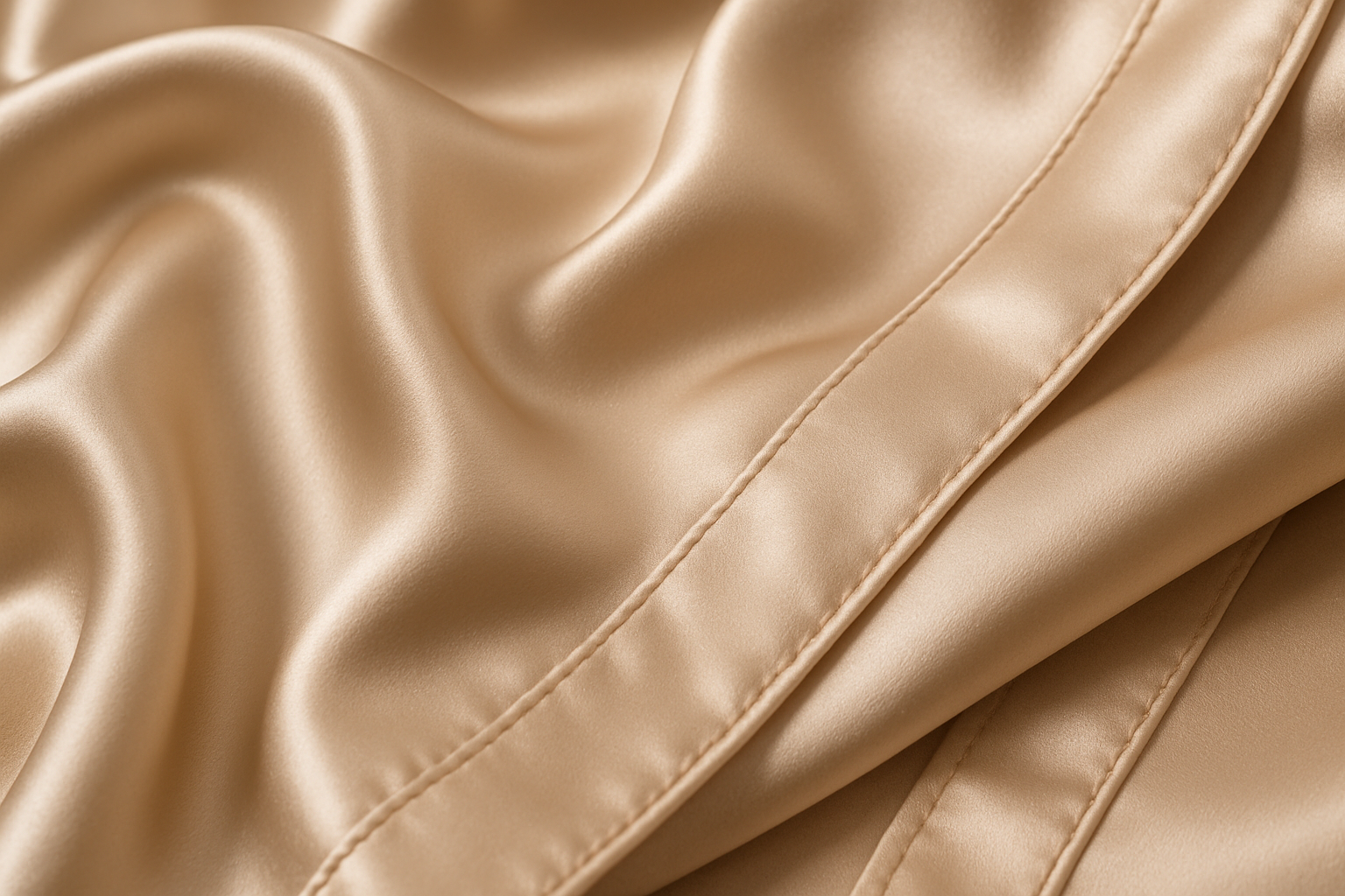 Detail Aufnahme Stretch-Satin Material